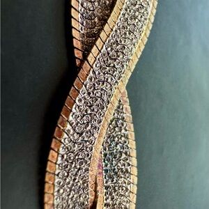 Milor Italian 925 Sterling, gold plated vintage necklace